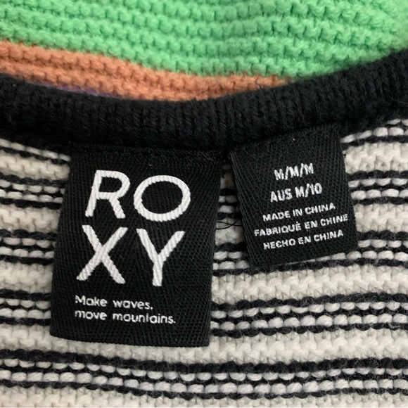 Roxy Sunshine Bouquet Stripe Knit Midi Dress - Picture 12 of 14